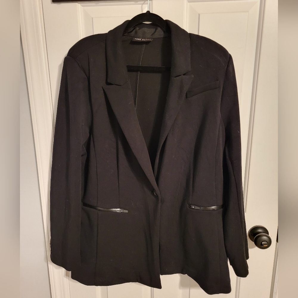 Lane Bryant single button blazer, size 24